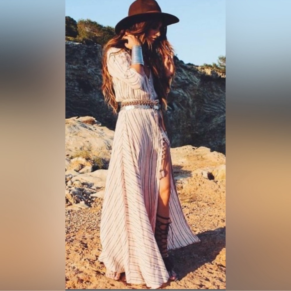 Spell Designs Collective Island Boho Striped Dress
